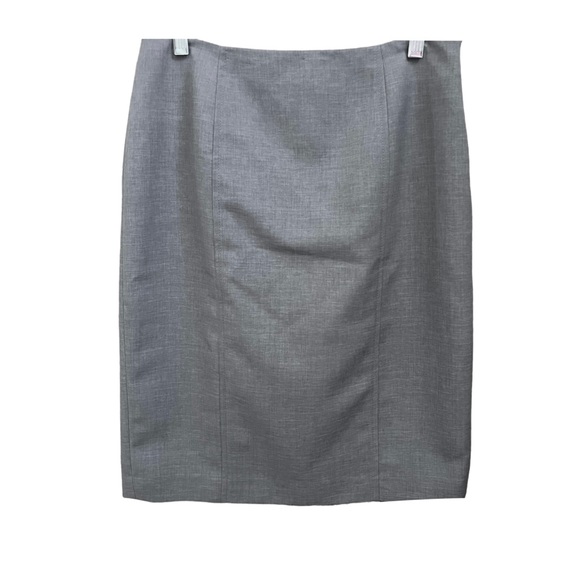 Kasper | Heather Gray Career Business Pencil Skirt 2P - Picture 1 of 17